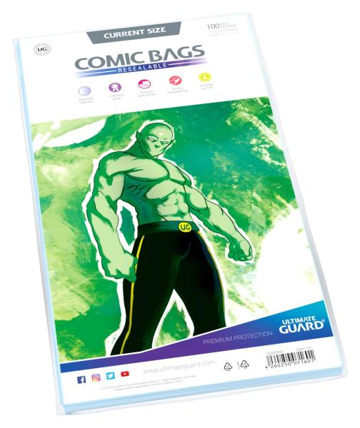 Ultimate Guard Comic Bags wiederverschließbar Current Size (100)